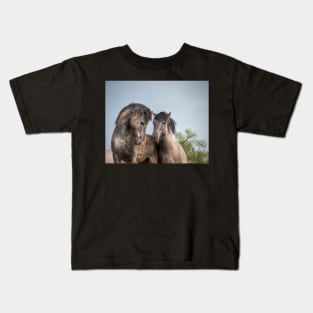 Konik Horses Kids T-Shirt